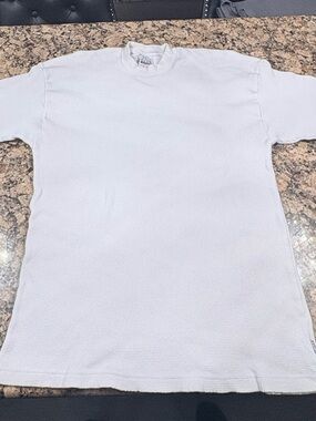 Classic Men's Long Sleeve Waffle Thermal Shirt - White